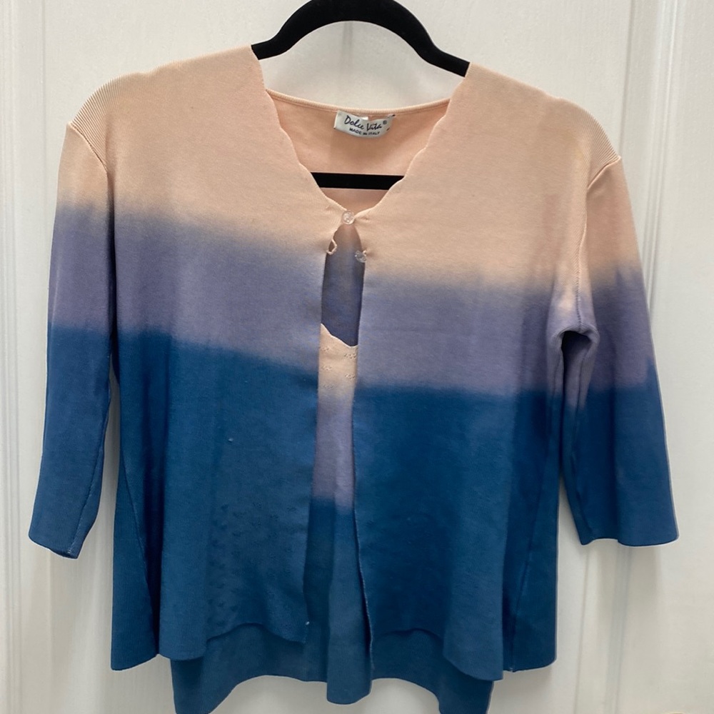 Absolutely beautiful Dolce Vita camisole top with matching cover up jacket!